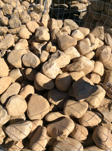 Small round river rock